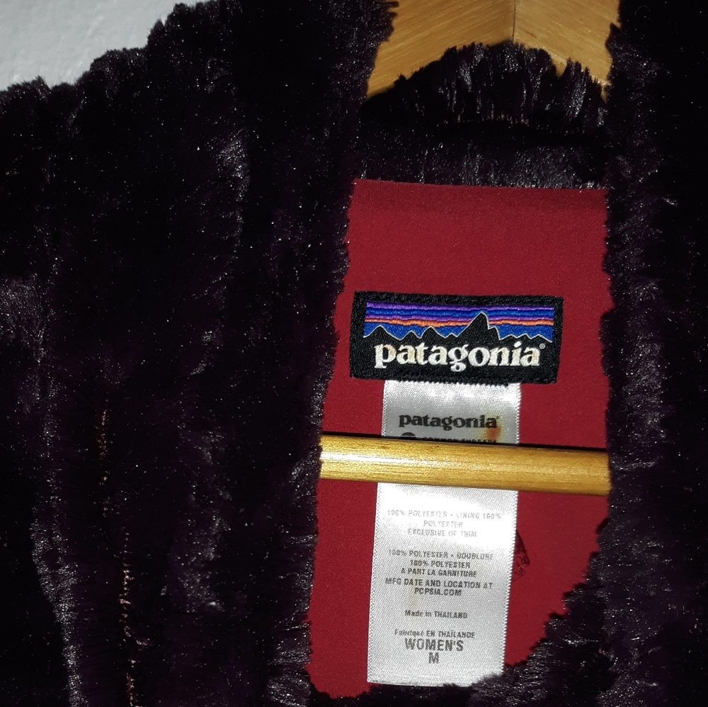 Patagonian purple flex furr jacket